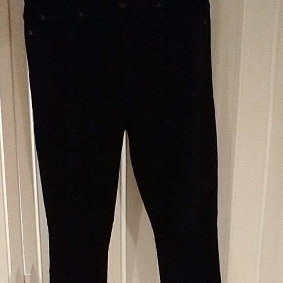 7 for All Mankind, high rise, true black , skinny jeans, size 32 - Picture 2 of 6
